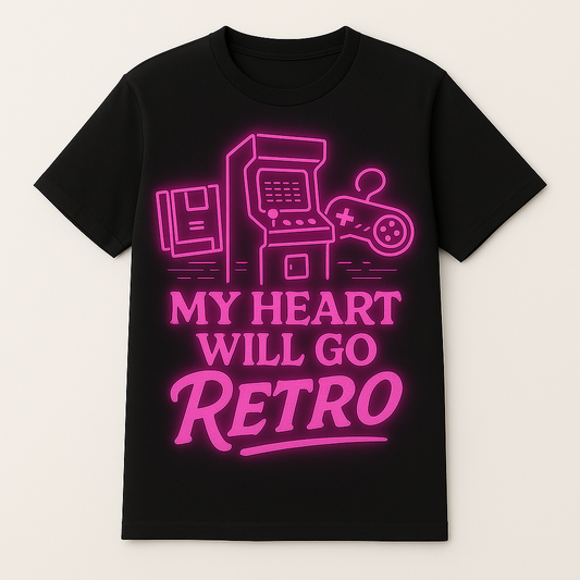 My Heart Will Go Retro Tee